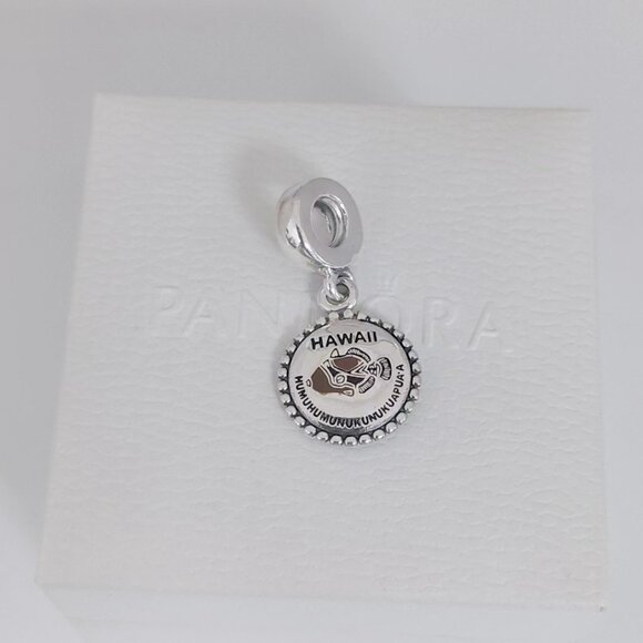 Pandora Hawaii Humuhumunukunukuapua'a Fish Charm State Fish Dangle Charm S925 - Picture 9 of 10